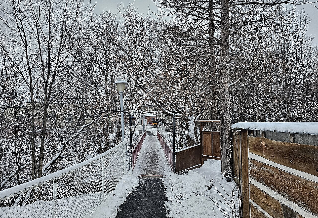 Passerelle sur le ruisseau Saint-Louis, Marieville