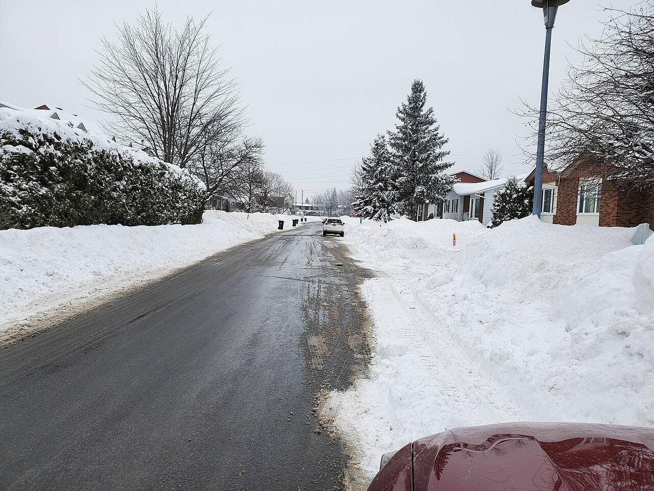 Rue résidentielle de Saint-Hubert